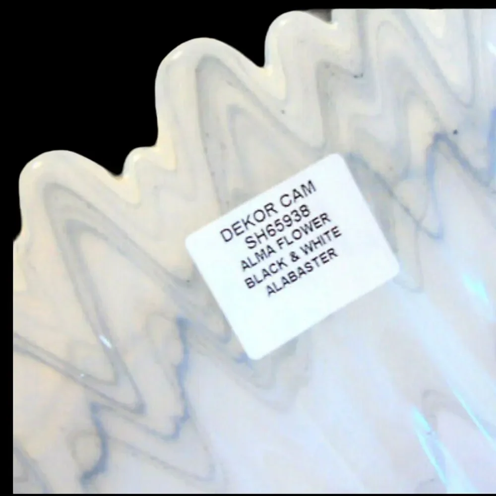 Pottery Barn Alabaster Centerpiece BOWL 15.5